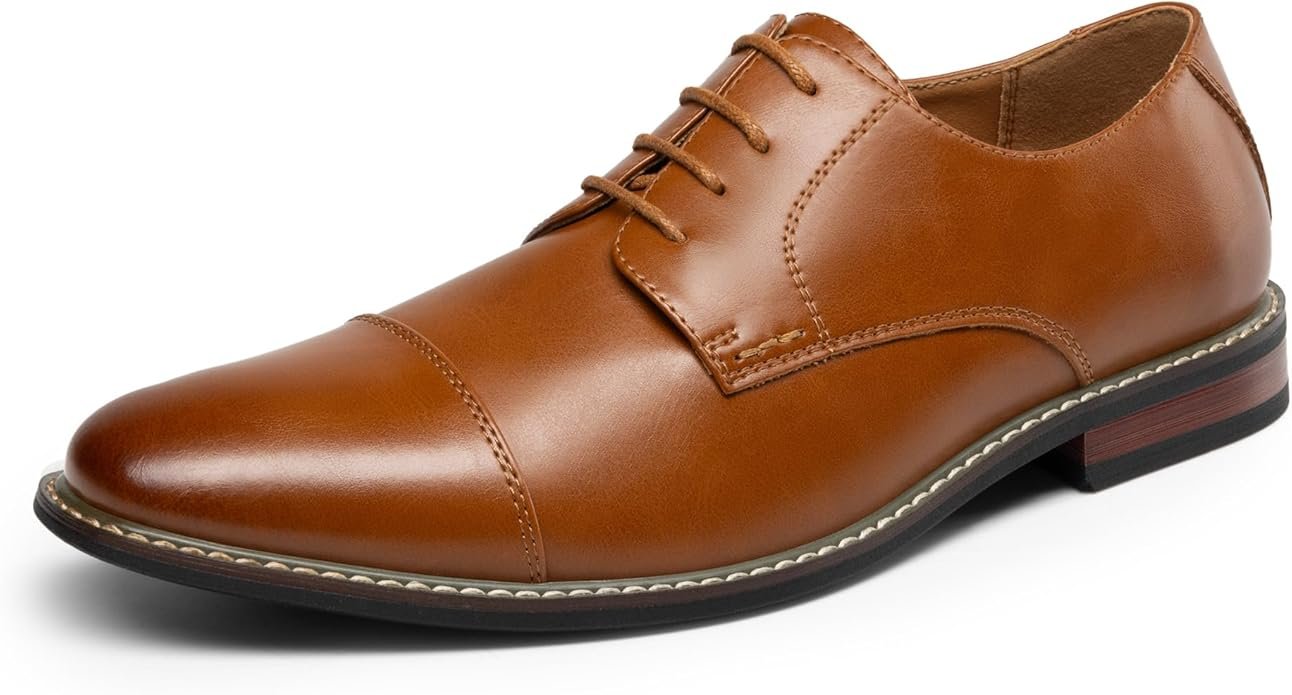 Bruno Marc Men's Prince Classic Modern Formal Oxford