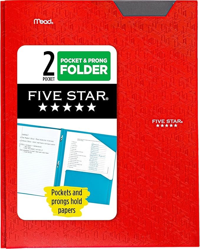 Five Star 2-Pocket Folder