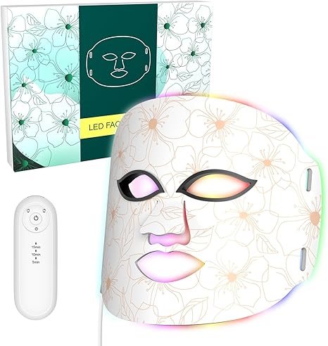 Air Tube Red Light Therapy 7 Colors LED Face Mask