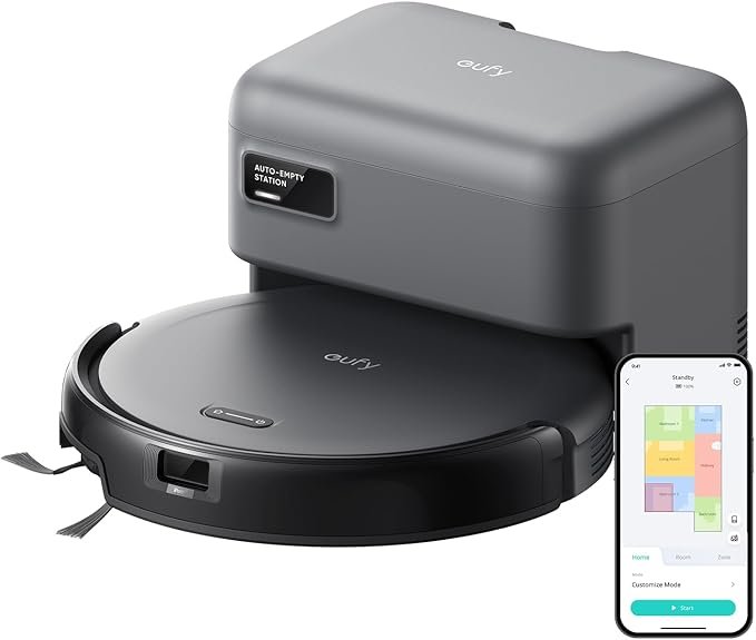 eufy C10 Robot Vacuum Self Emptying with LiDAR Navigation